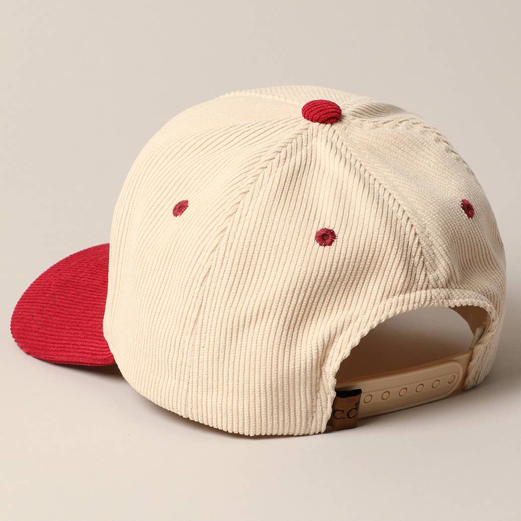 Fuck Off Disrespectfully Corduroy Trucker Baseball Cap