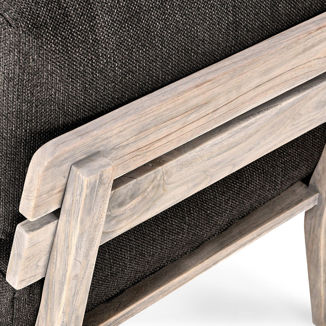 Podium - Outdoor Armless Chair - Dark Gray