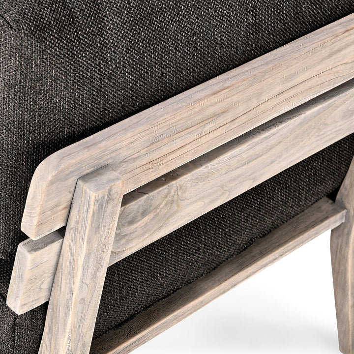 Podium - Outdoor Armless Chair - Dark Gray