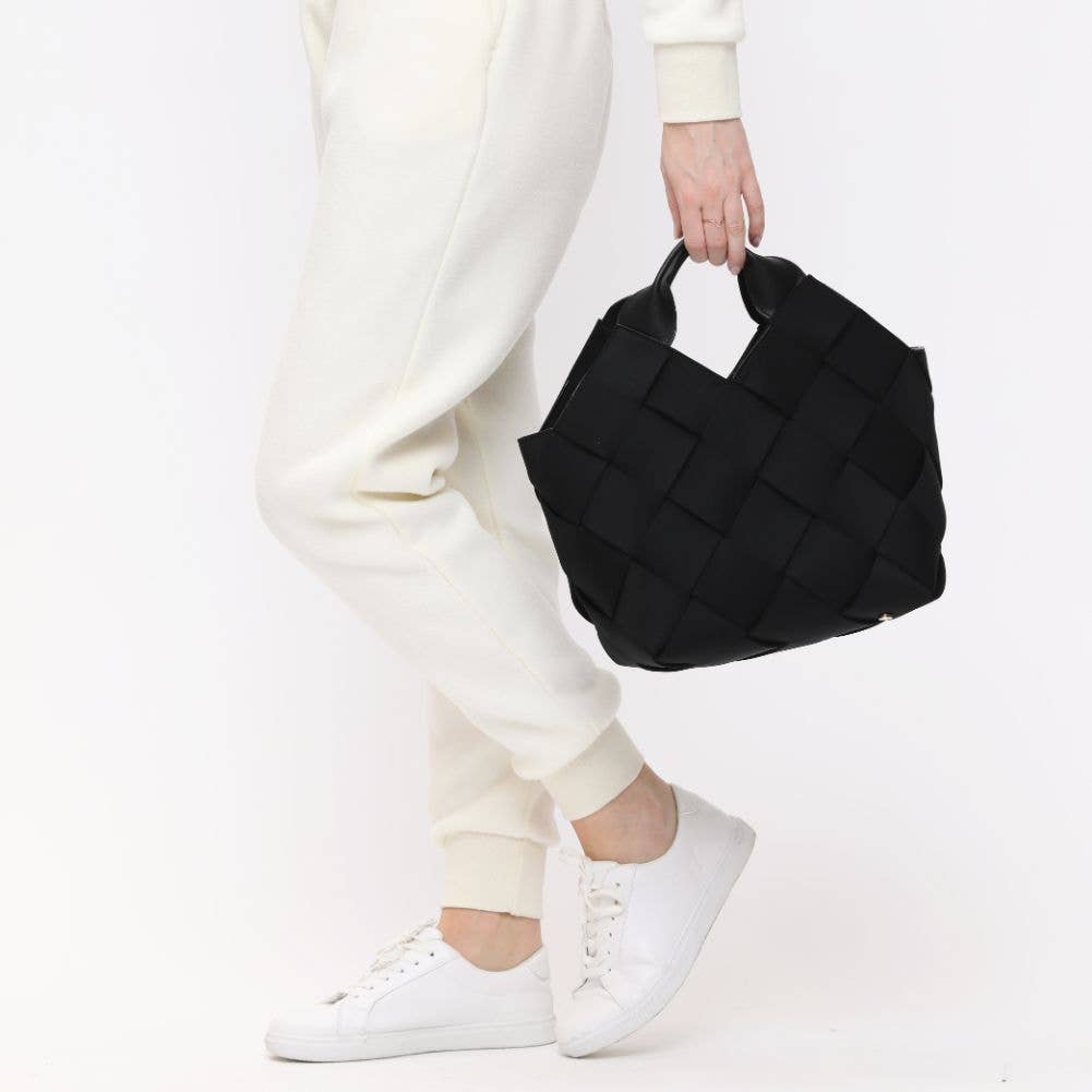 Resilience - Woven Neoprene Tote: Chocolate