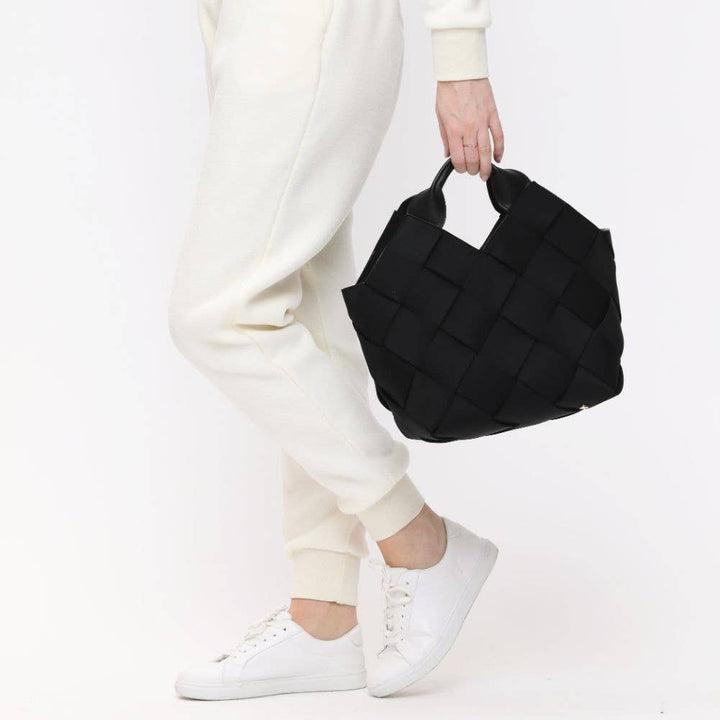 Resilience - Woven Neoprene Tote: Chocolate