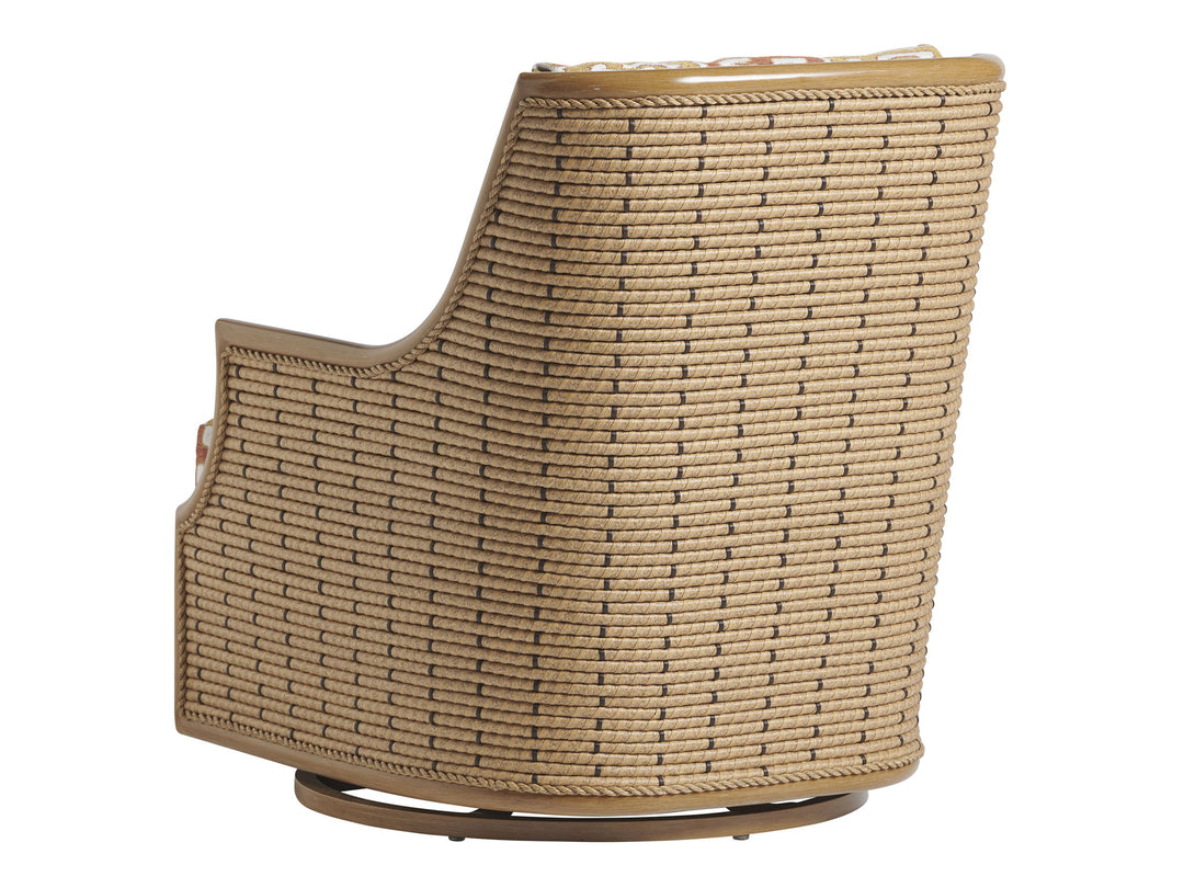 Los Altos Valley View - Swivel Glider Occasional Chair - Light Brown