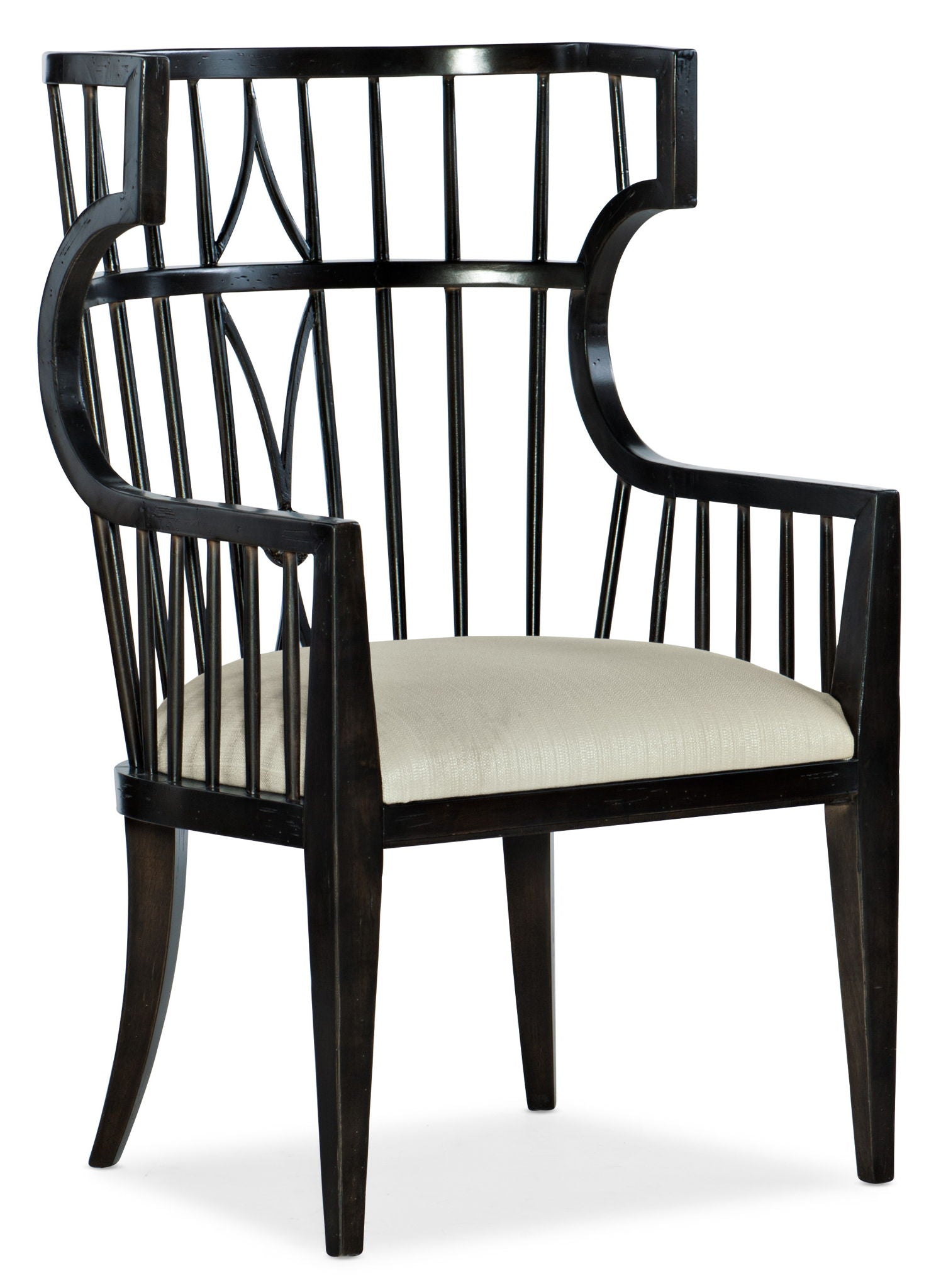 Sanctuary 2 - Couture Host Chair - Beige / Black