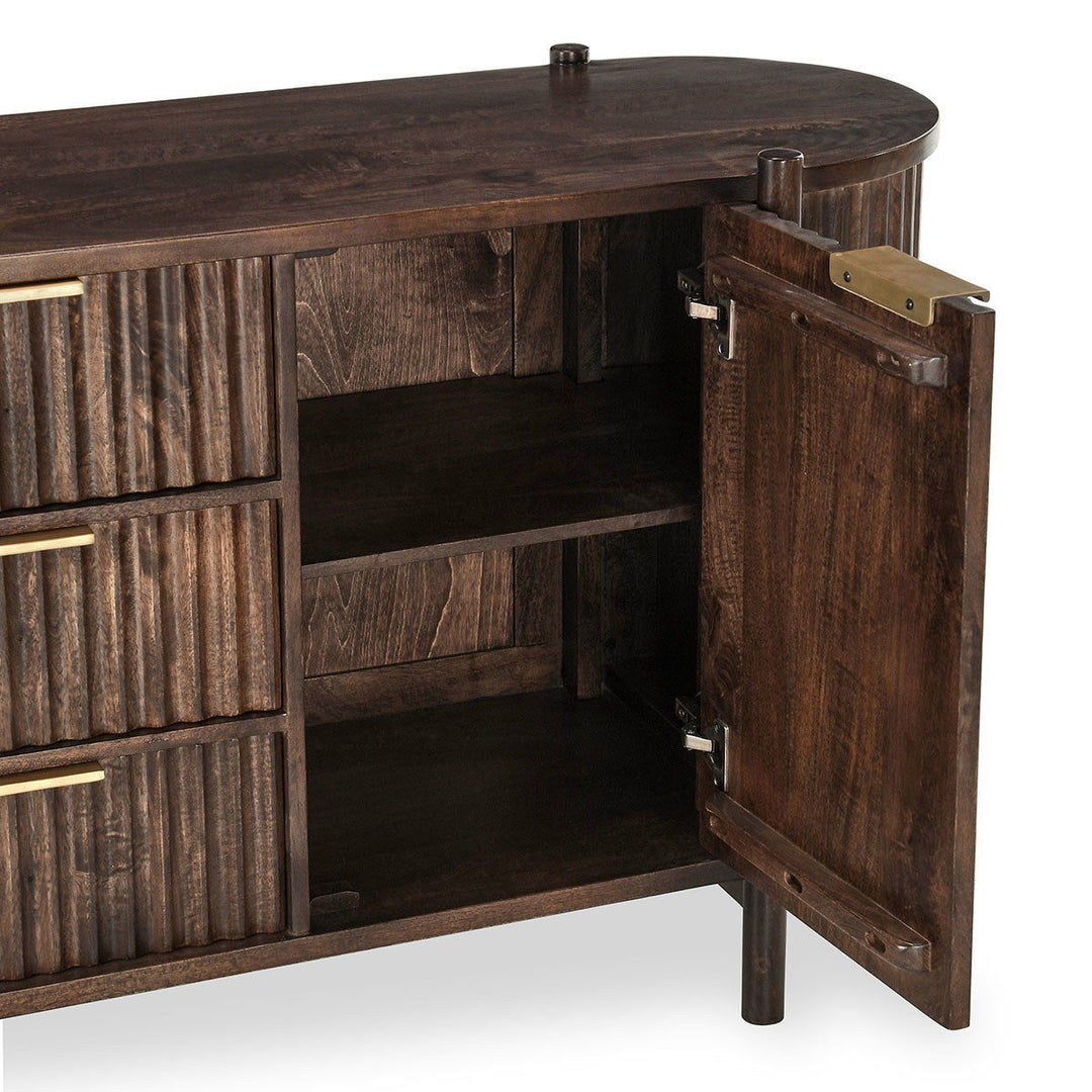 Redford - 2 Door 3 Drawer Buffet - Brown