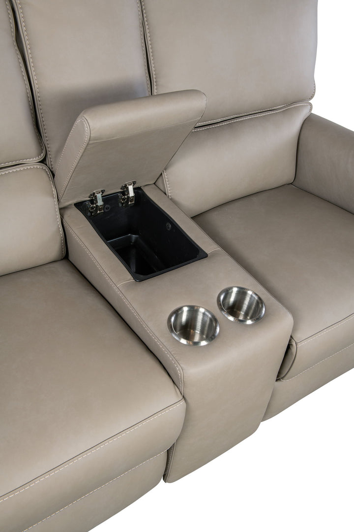 Somers - Power Console Loveseat With Power Headrest