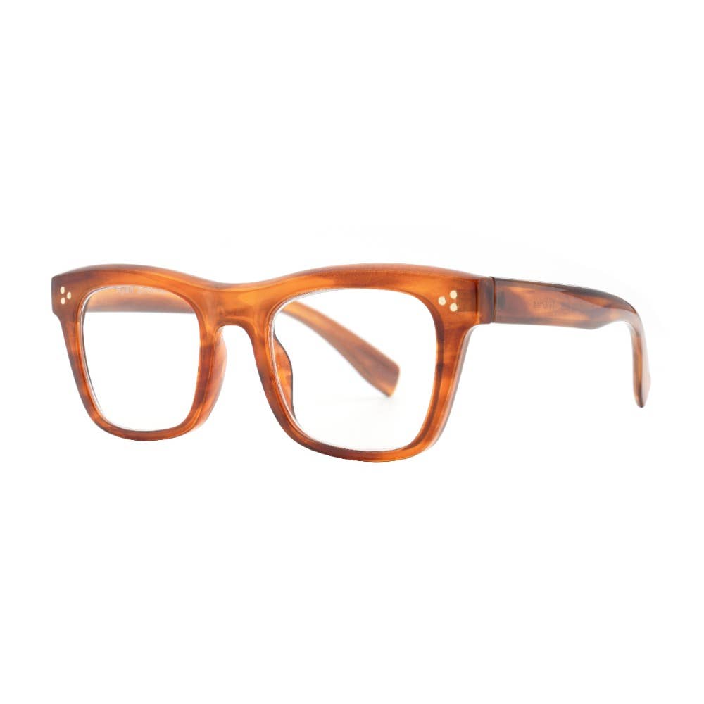 ALICE | Striped Light Brown | Blue Light: 1.50
