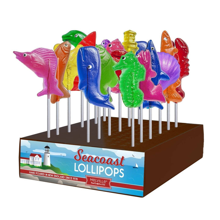 Seacoast Lollipops - Assorted: 24 pack with display