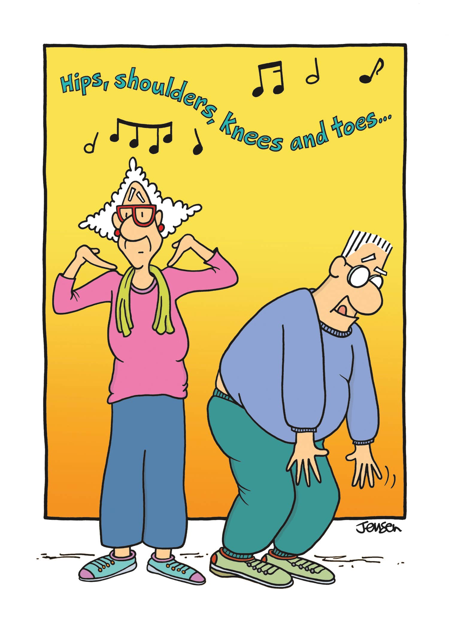 Knees And Toes Get Well Card - 9236