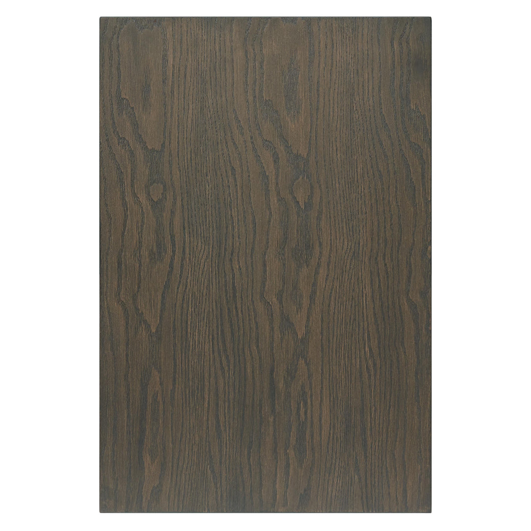 Hyde - Rectangular Chairside Table - Dark Brown