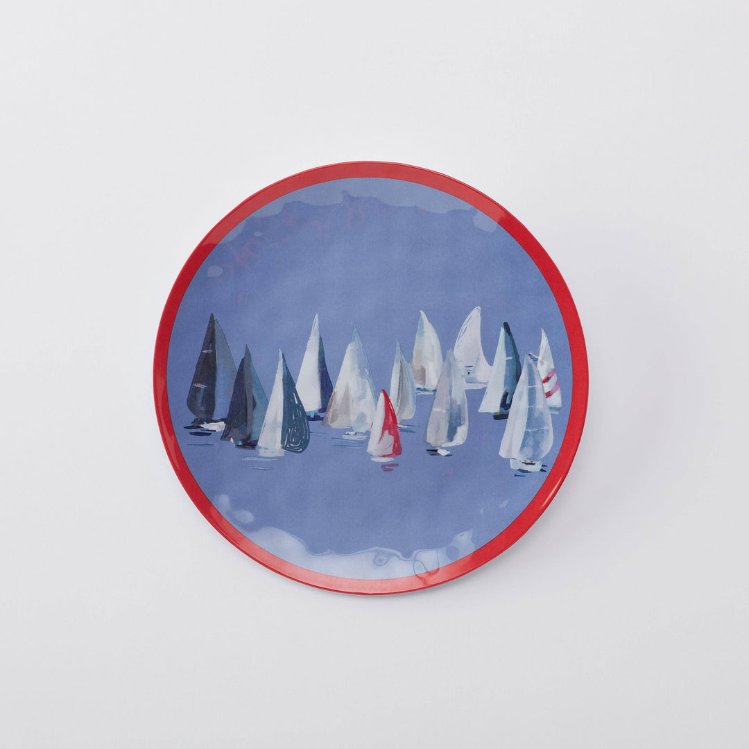 Melamine Salad Plate - Race Day: Default Title