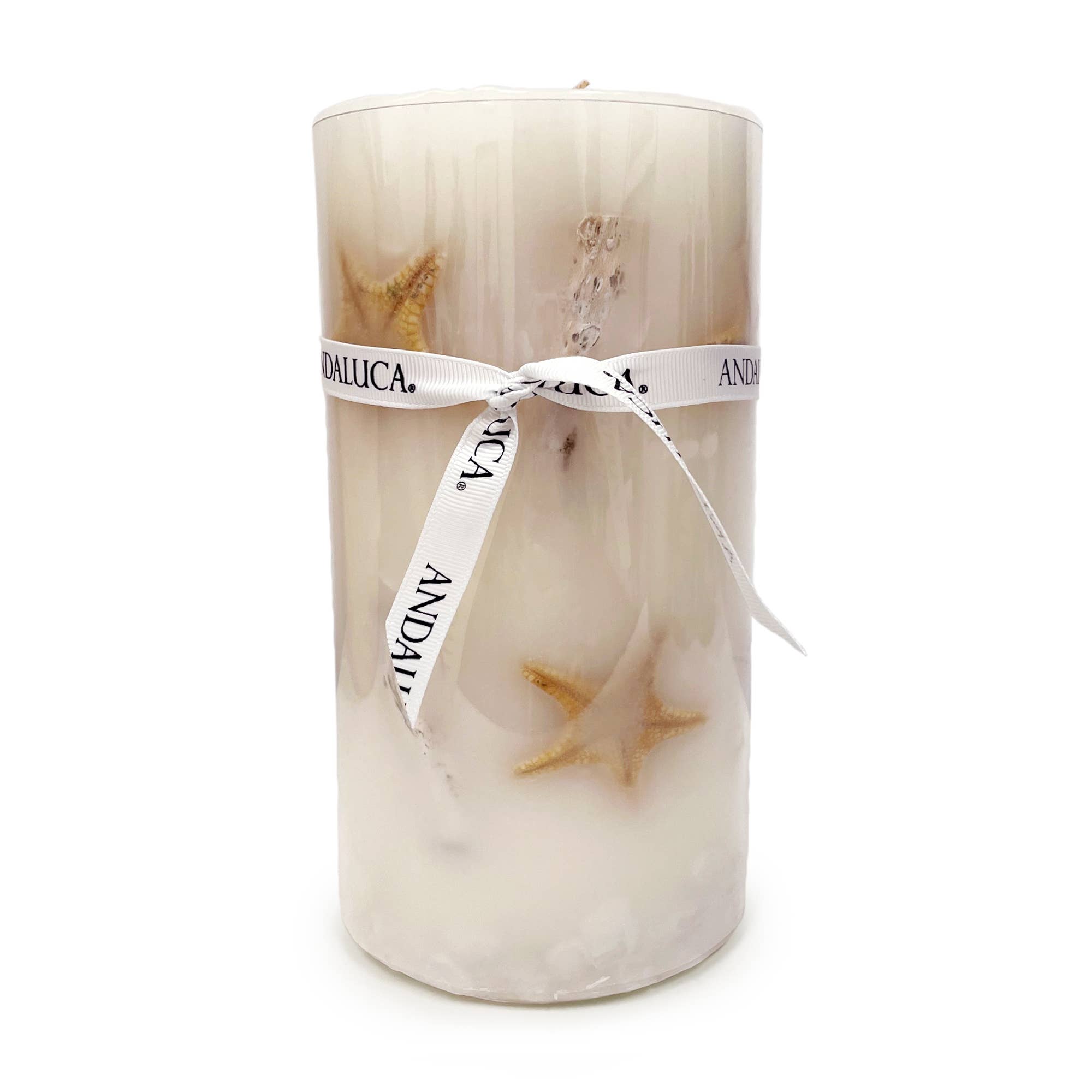 Nautical Shores Botanical Pillar Candle