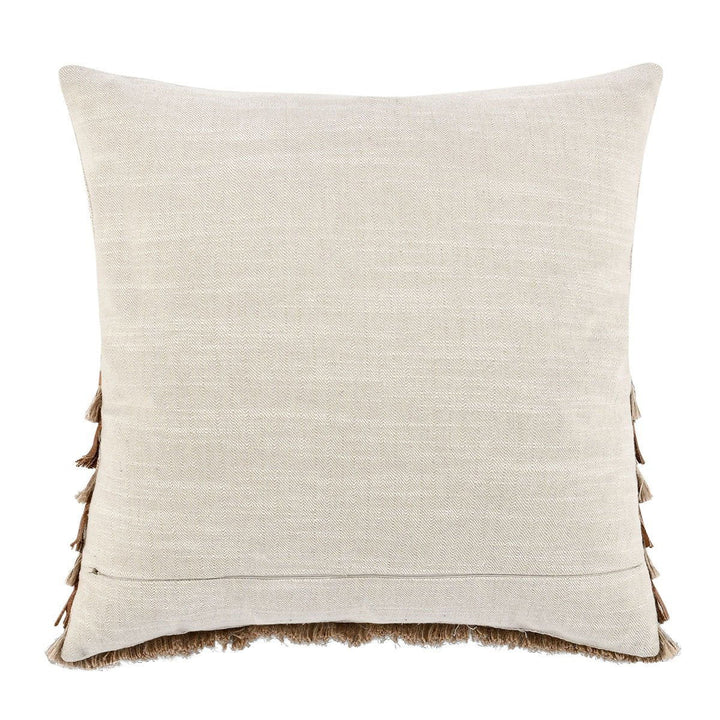 Timeless - TL Casa Leather Pillow - Chestnut/ Natural