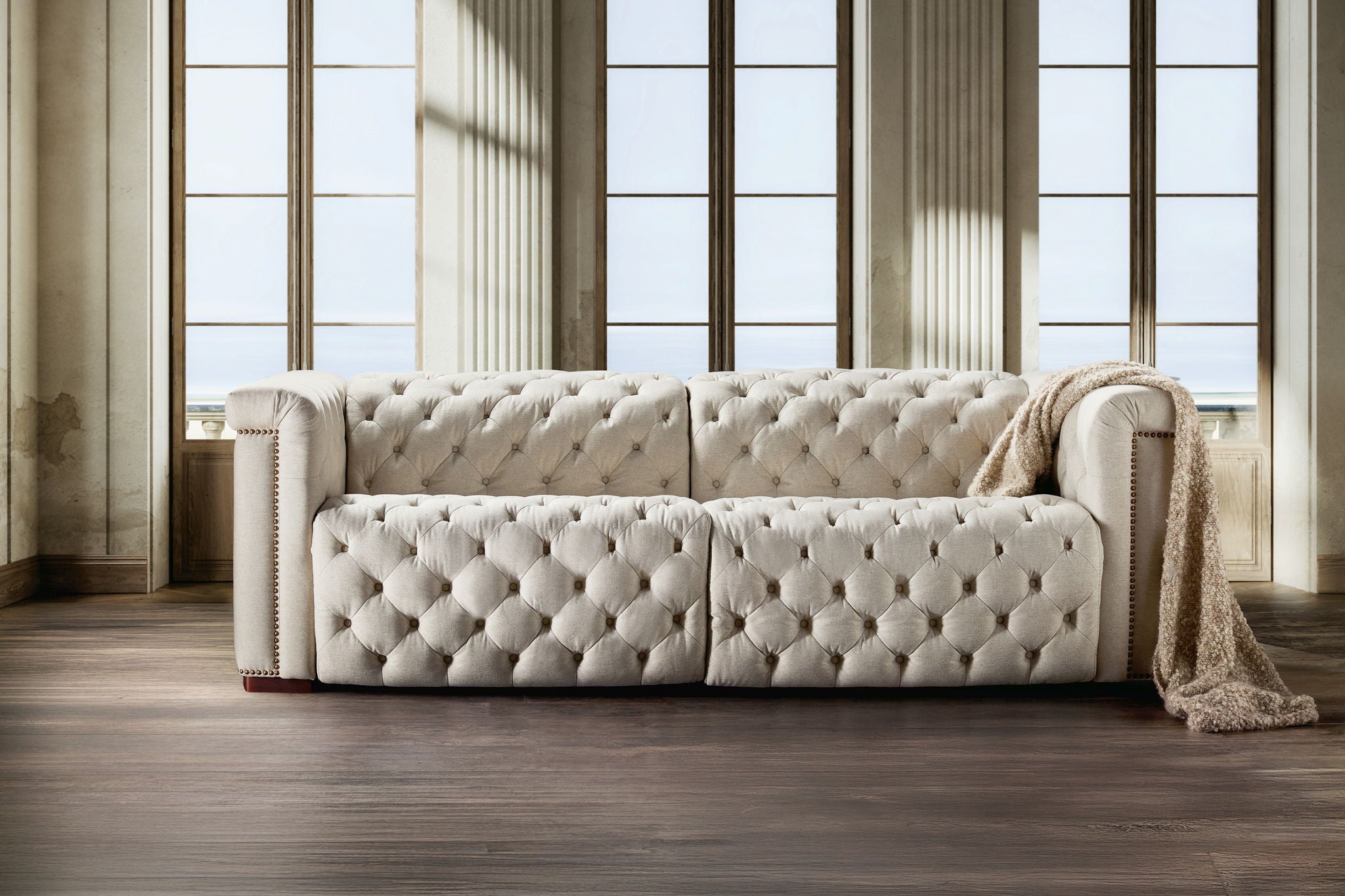 SS - Savion Deux Sofa With Power Recliners And Power Headrests