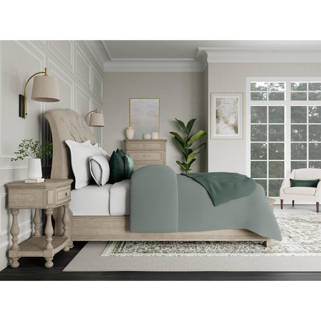 Kensington - One Drawer Nightstand - Beige