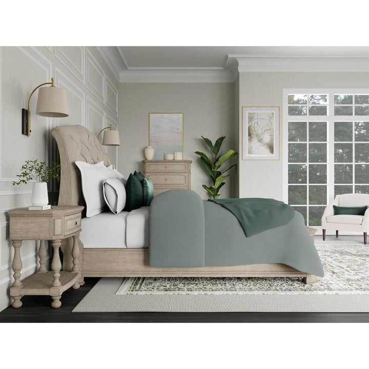 Kensington - One Drawer Nightstand - Beige