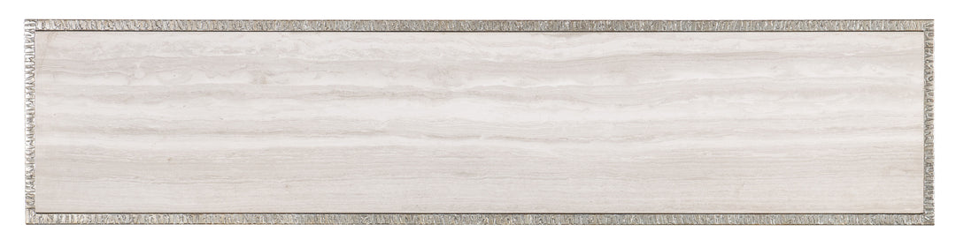 Melange - Sabre Console Table - Pearl Silver