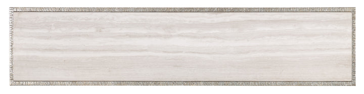 Melange - Sabre Console Table - Pearl Silver