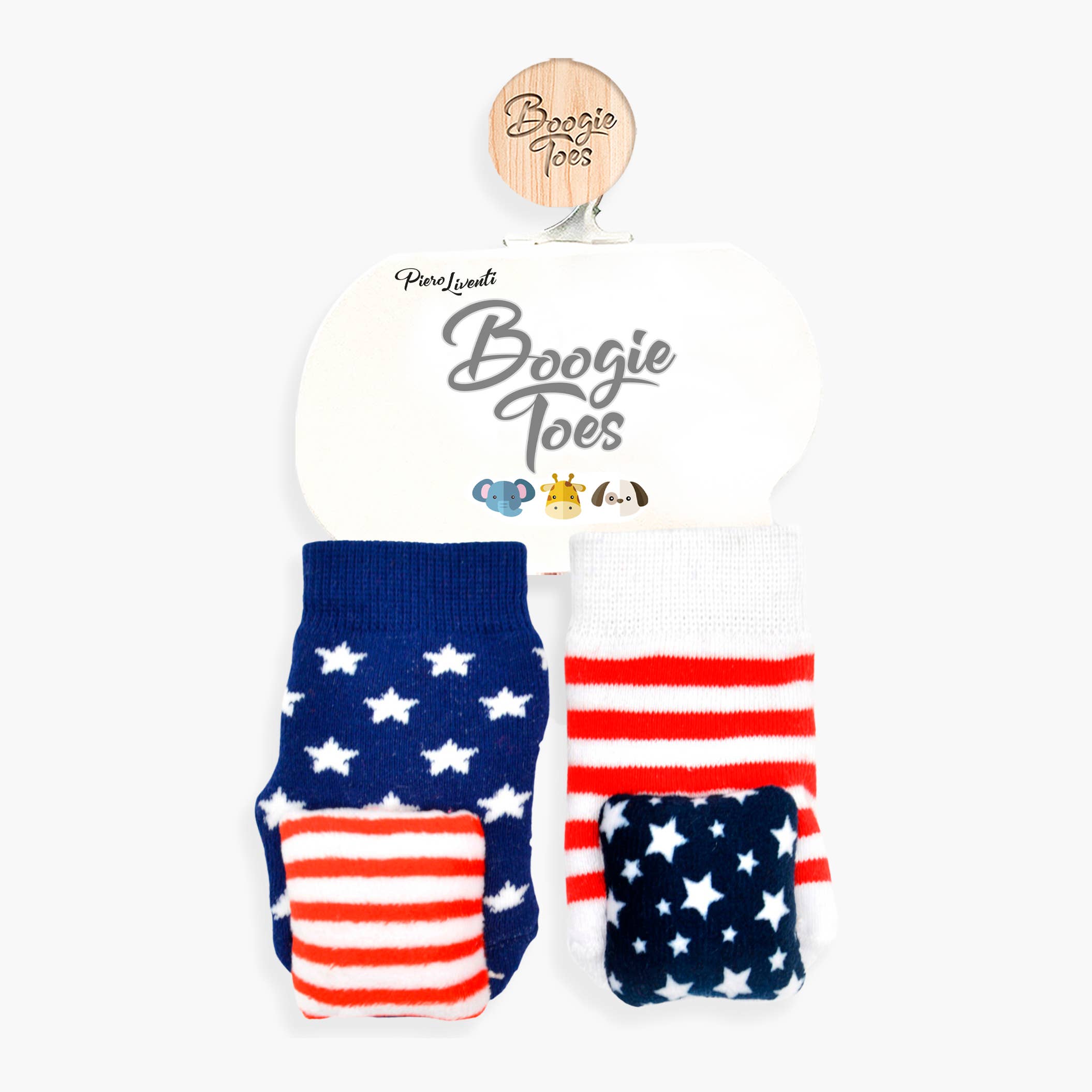 USA Boogie Toes Rattle Socks: 0-1Y