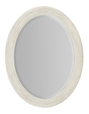 Serenity - Amelia Oval Mirror - White