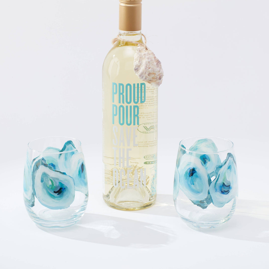 Wine Glass - Ebb and Flow: Default Title