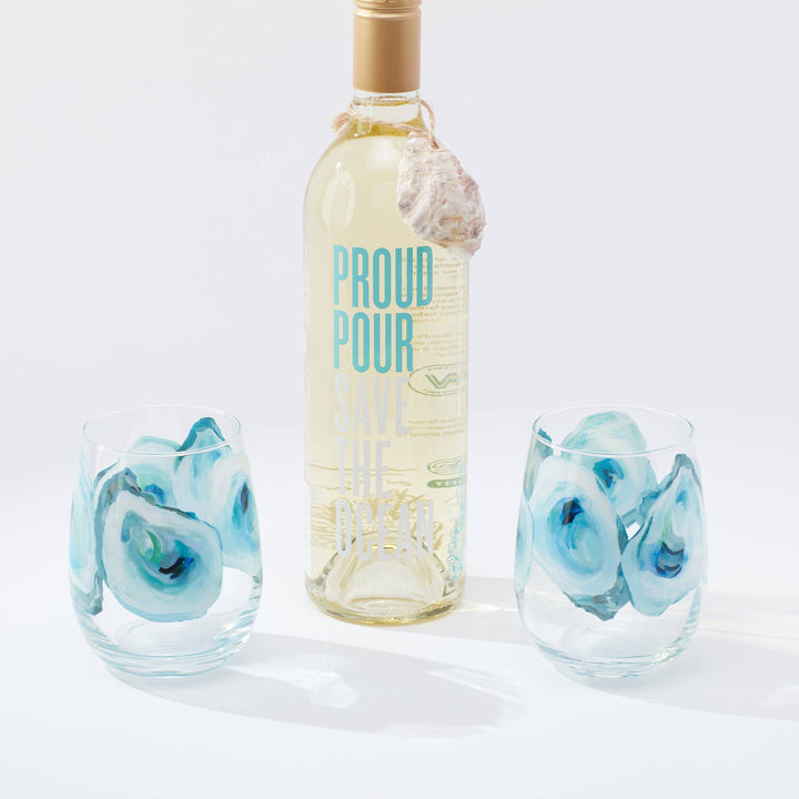 Wine Glass - Ebb and Flow: Default Title