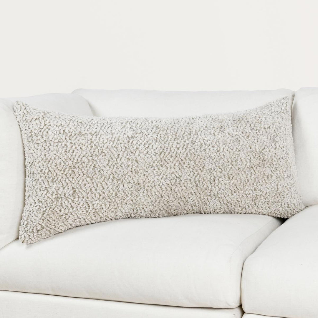 Villa Classics - 16" x 36" Maris Pillow - Ivory / Natural