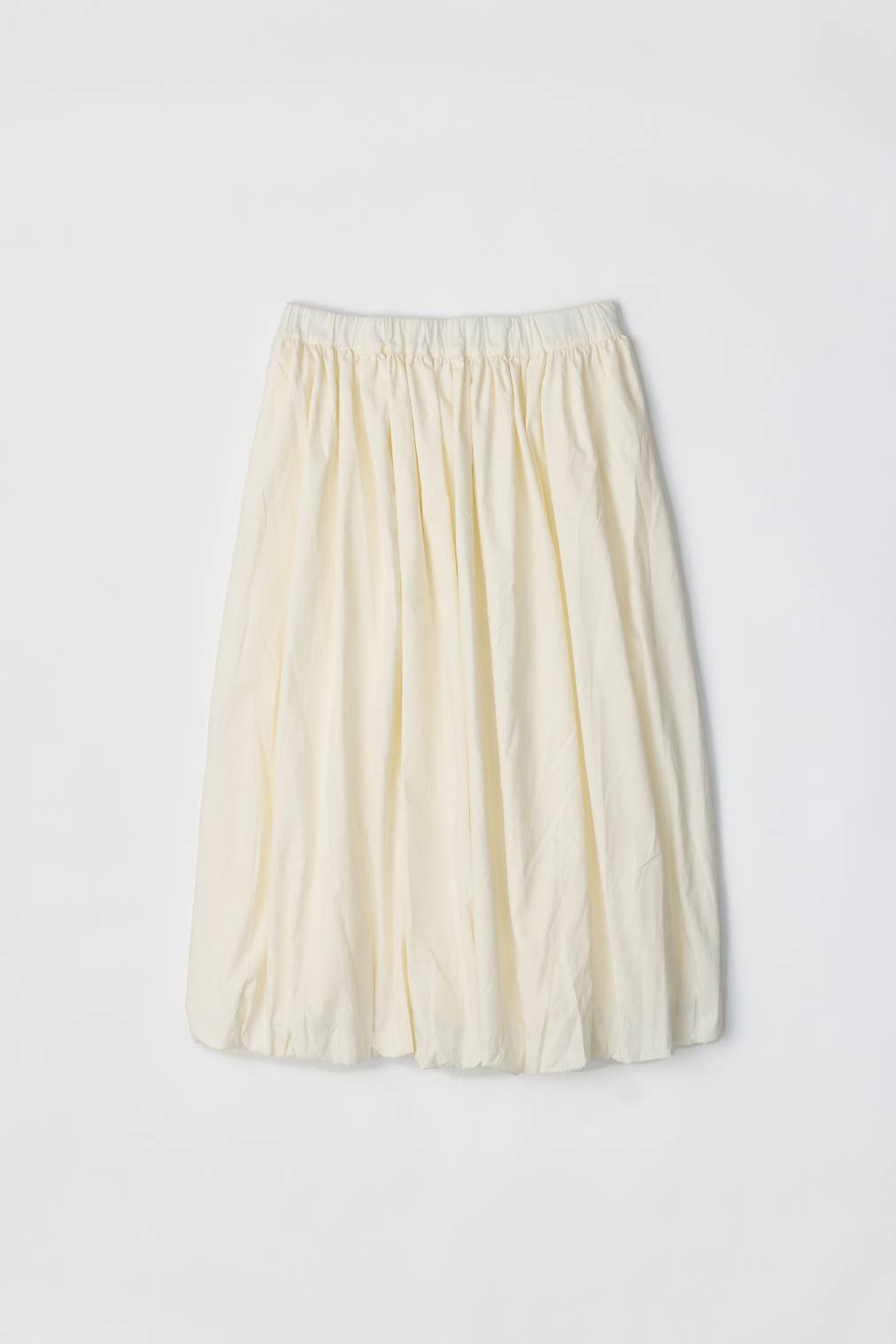 The Bella Skirt | Midi Bubble Skirt: BLACK / LARGE
