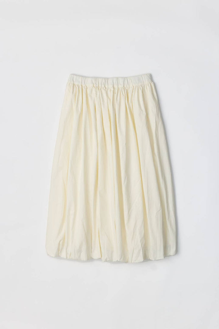 The Bella Skirt | Midi Bubble Skirt: BLACK / LARGE