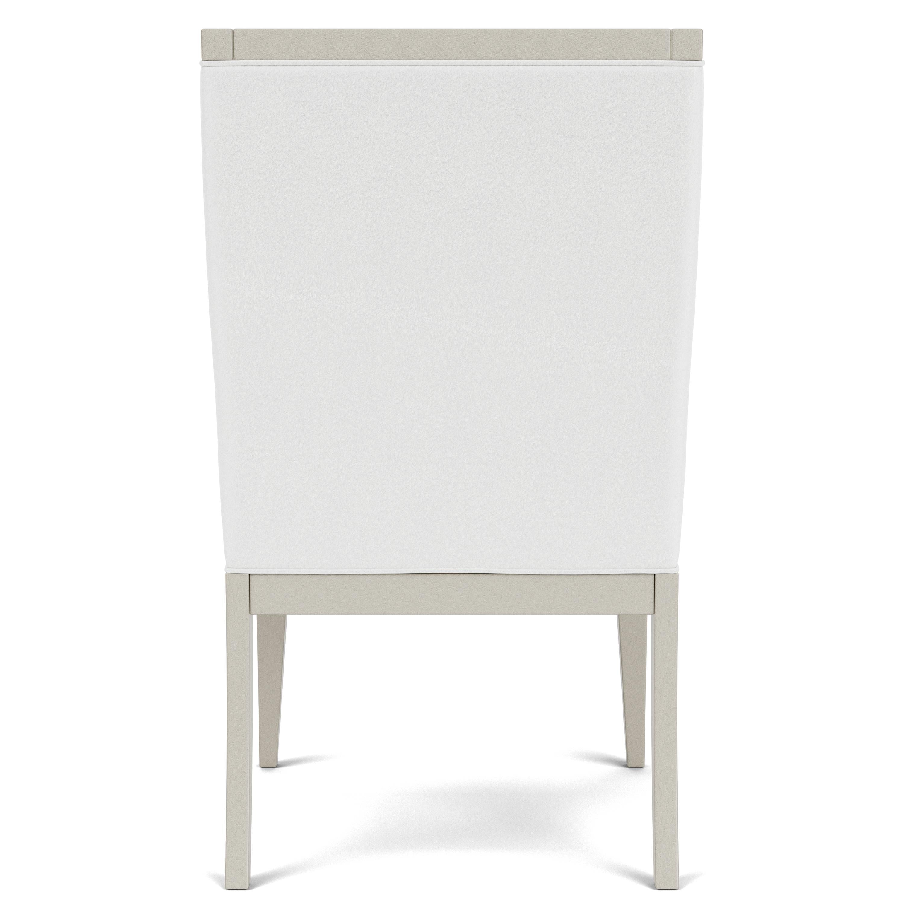 Hepburn - Upholstered Host Chair (Set of 2) - White