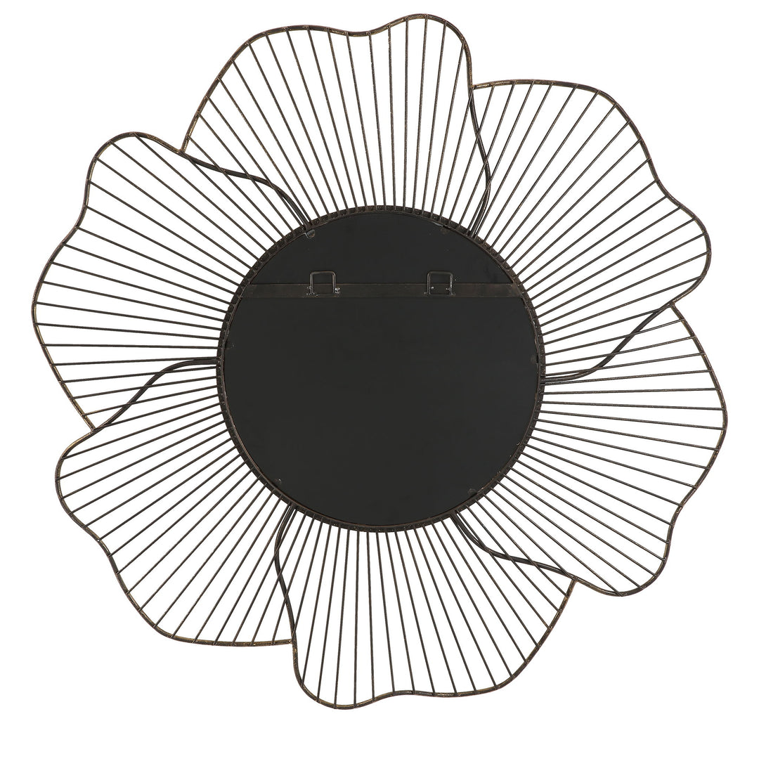 Blossom - Gold Floral Mirror