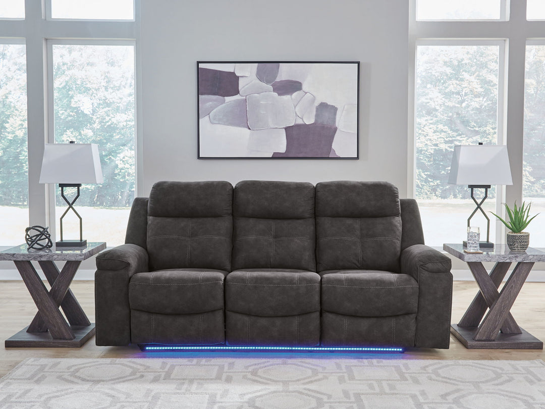 Brysonview - Reclining Sofa - Charcoal