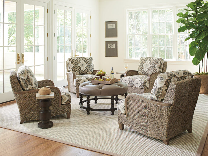 Barclay Butera Upholstery - Thayer Chair - Dark Brown