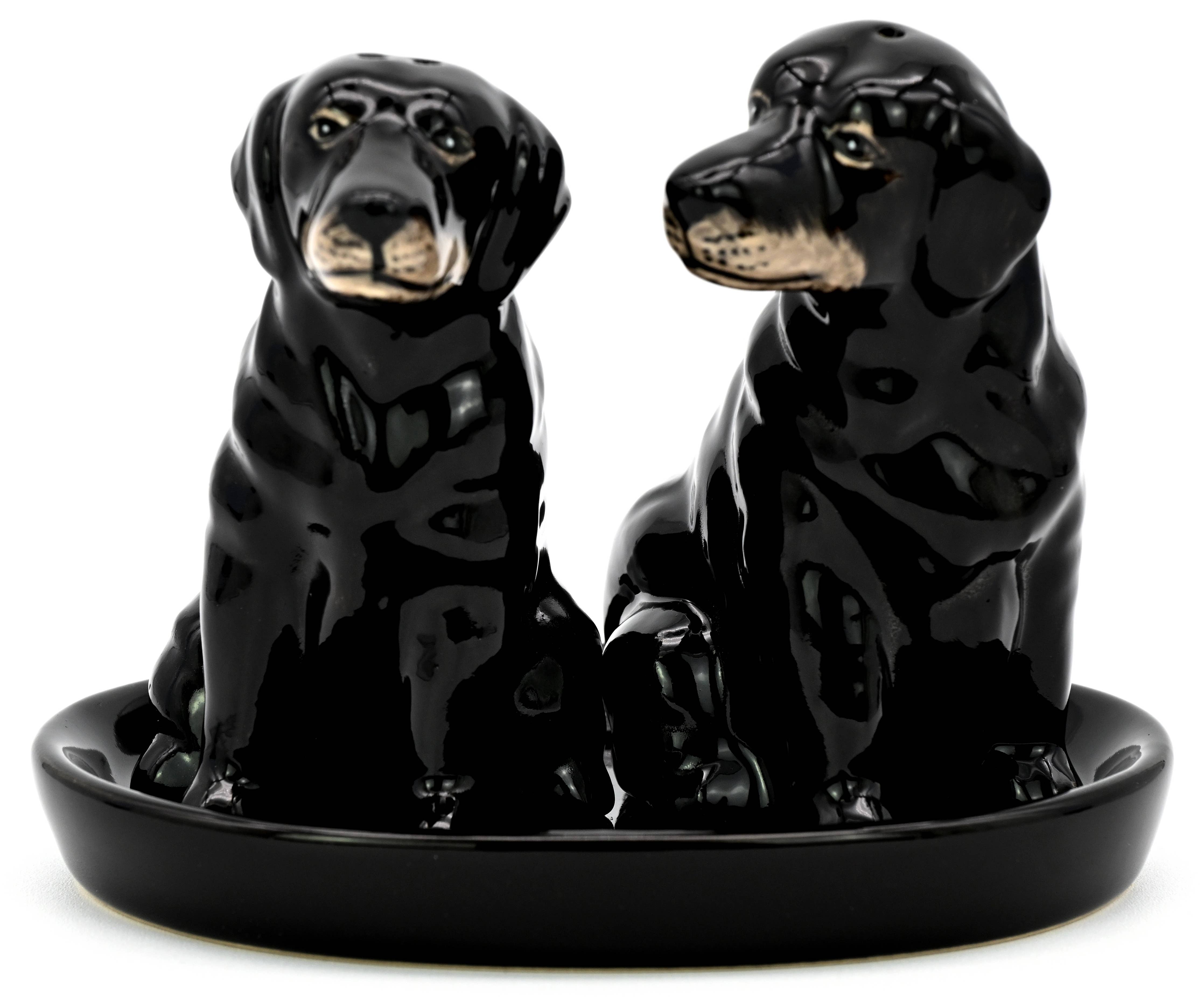 SP915 SALT AND PEPPER SHAKER Labrador(black)
