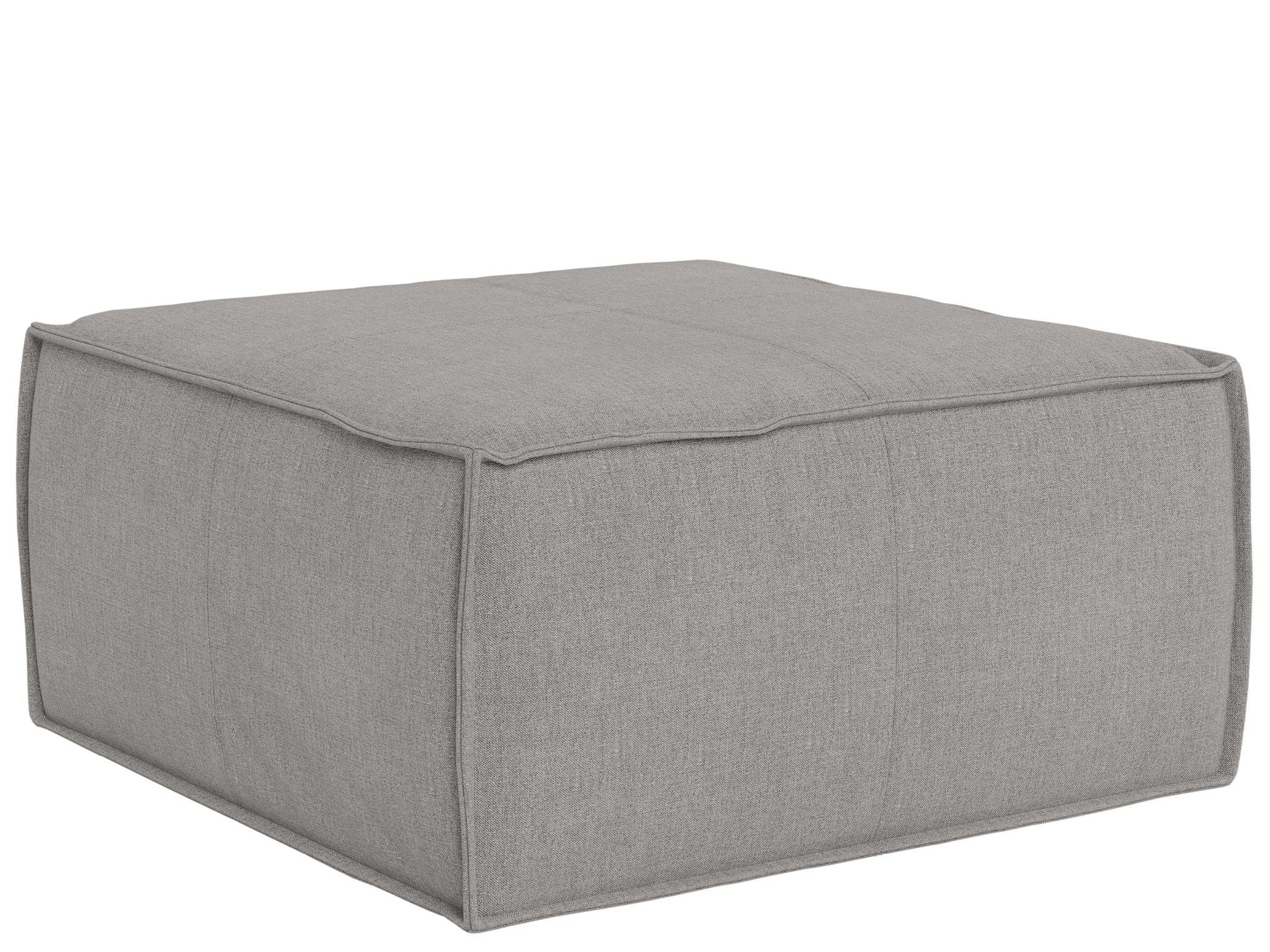 Bottega - Ottoman Large Outdoor, Special Order - Gray