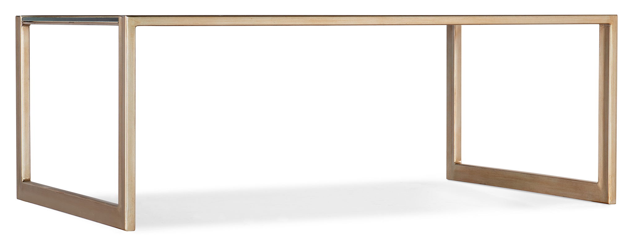Melange - Koi Rectangle Cocktail Table - Gold