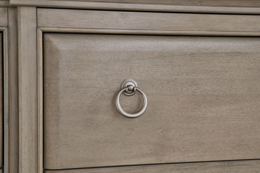 Lexorne - Gray - Dresser And Mirror