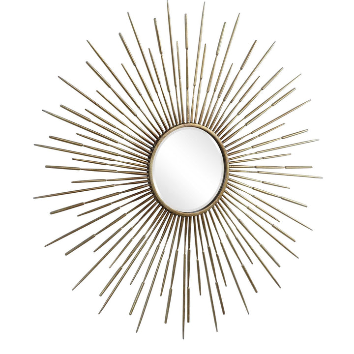 Golden - Rays Starburst Mirror - Gold