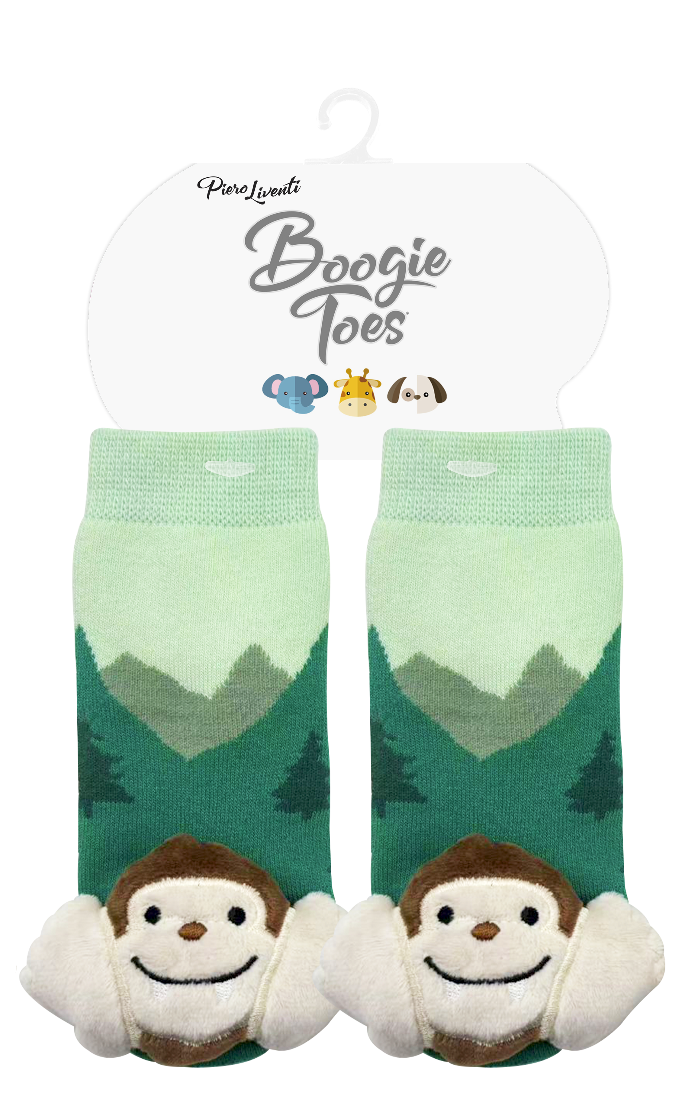 Baby Big Foot Boogie Toes Rattle Socks: 1 - 2 Y