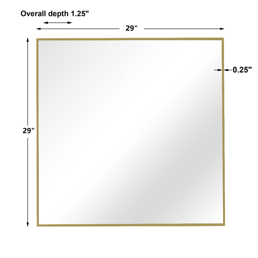 Alexo - Square Mirror - Gold