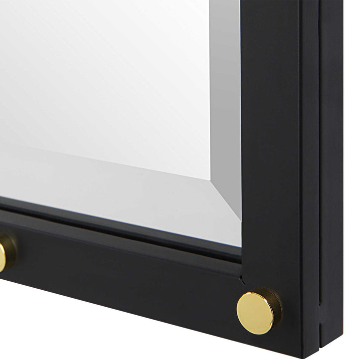 Benedo - Industrial Vanity Mirror - Black