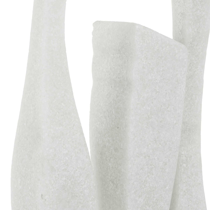 Gale - Marble Sculpture - White