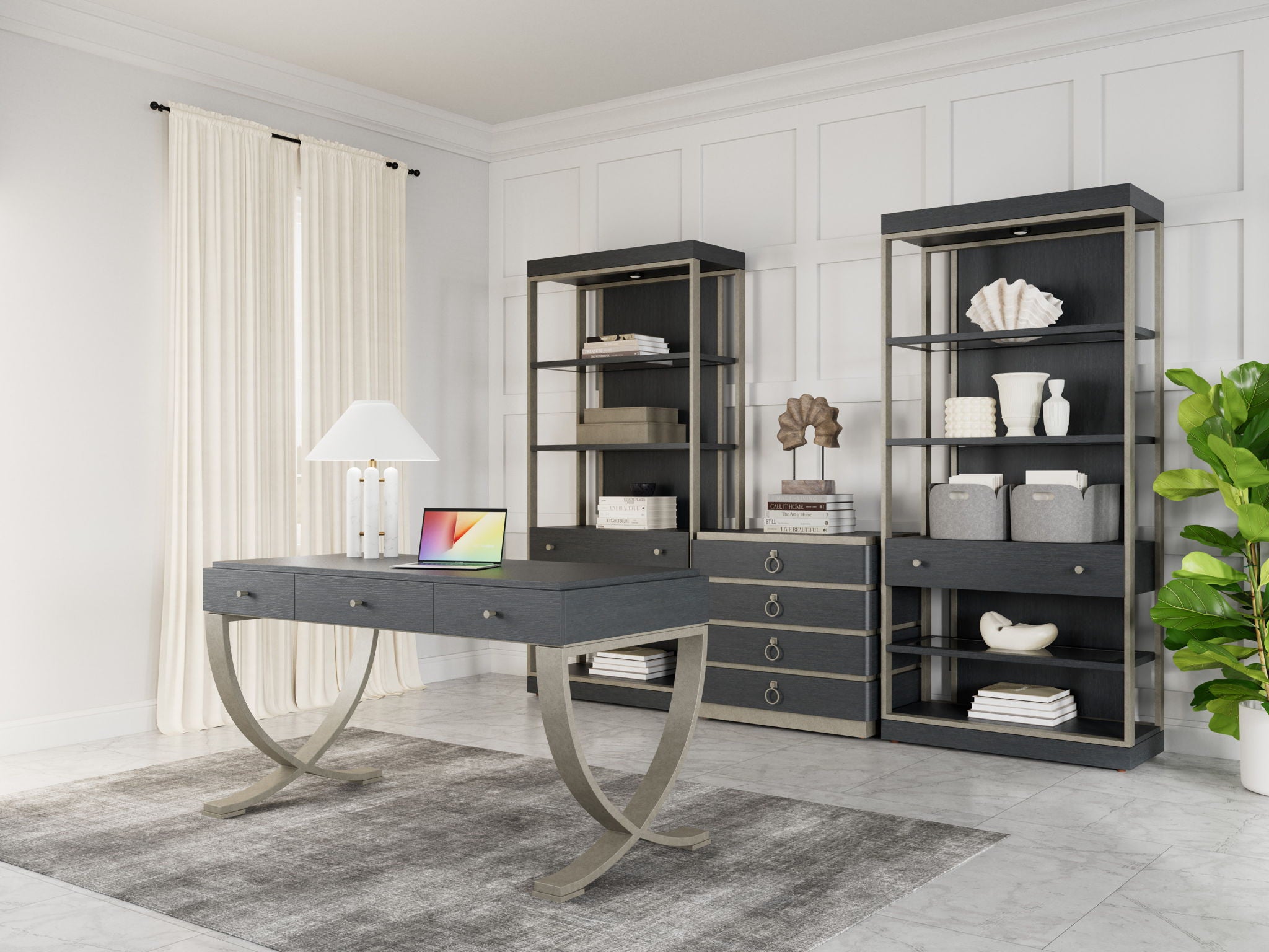 Millie - Writing Desk - Glazed Mocha