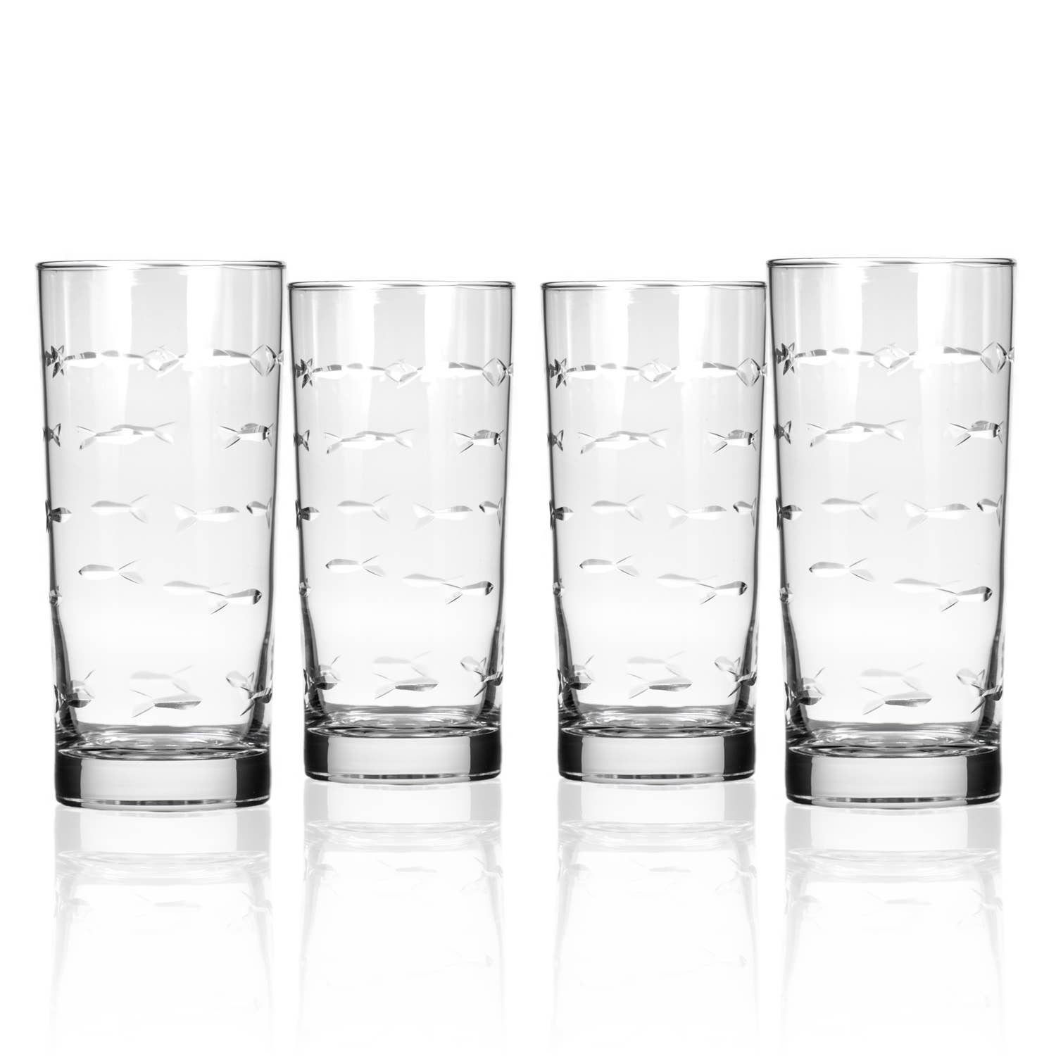 School of Fish 15oz Cooler Highball Cocktail Glass
