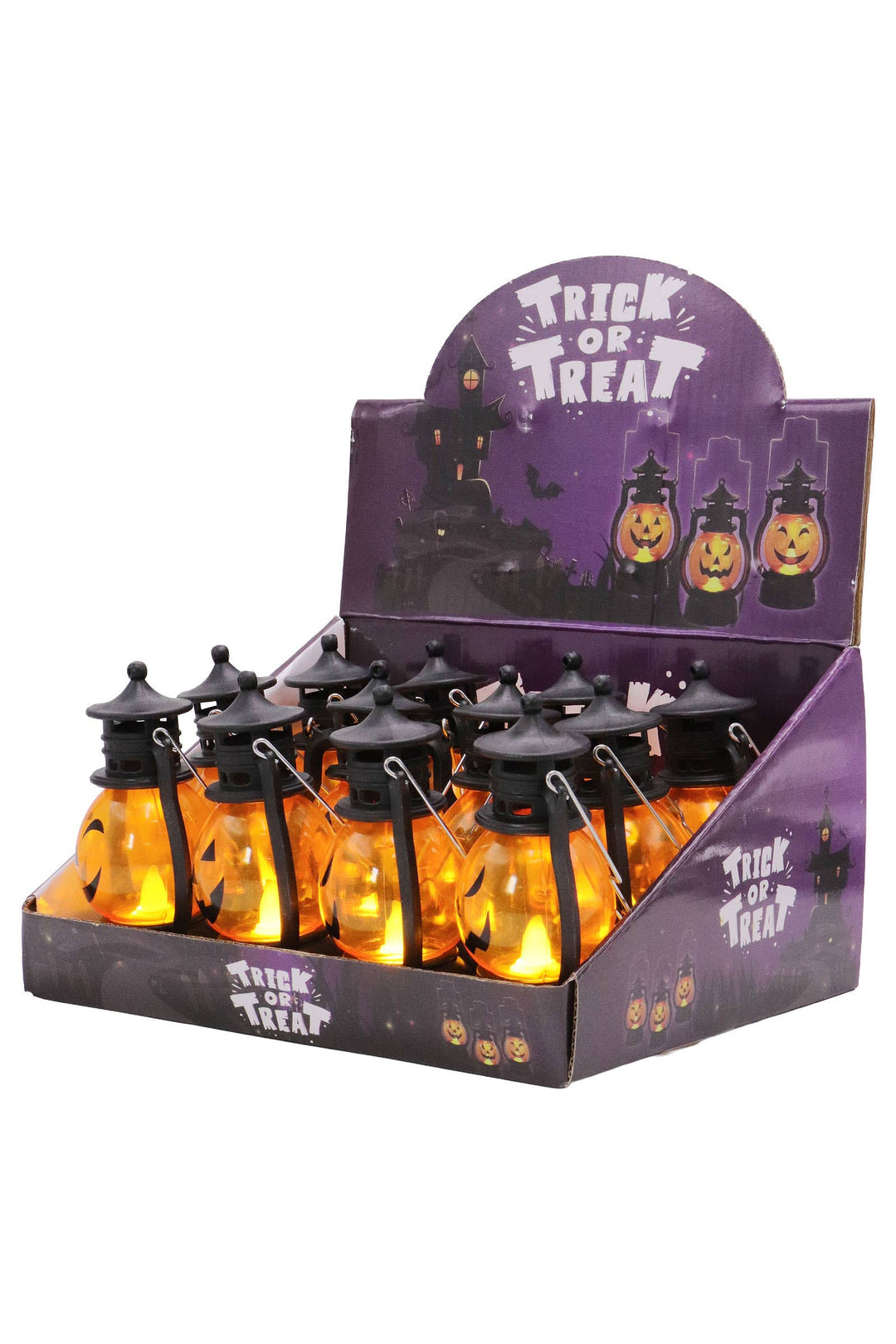 Halloween Pumpkin Head Led Jack O' Lantern With Display Box: ASSORTED / ONE SIZE