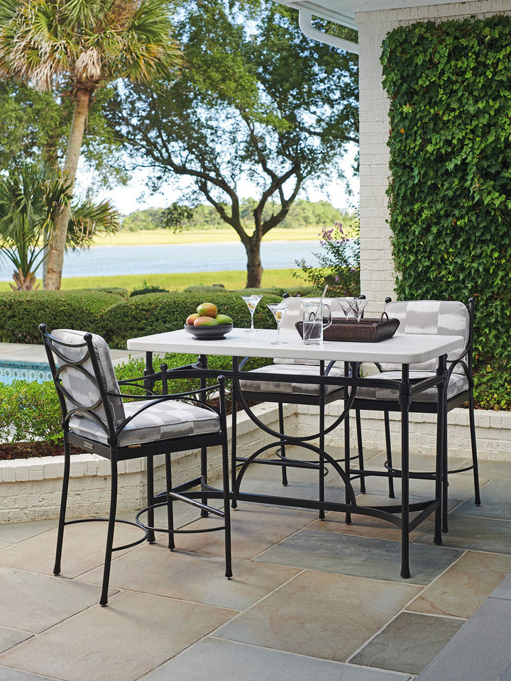 Pavlova - Hi/Lo Bistro Table - White