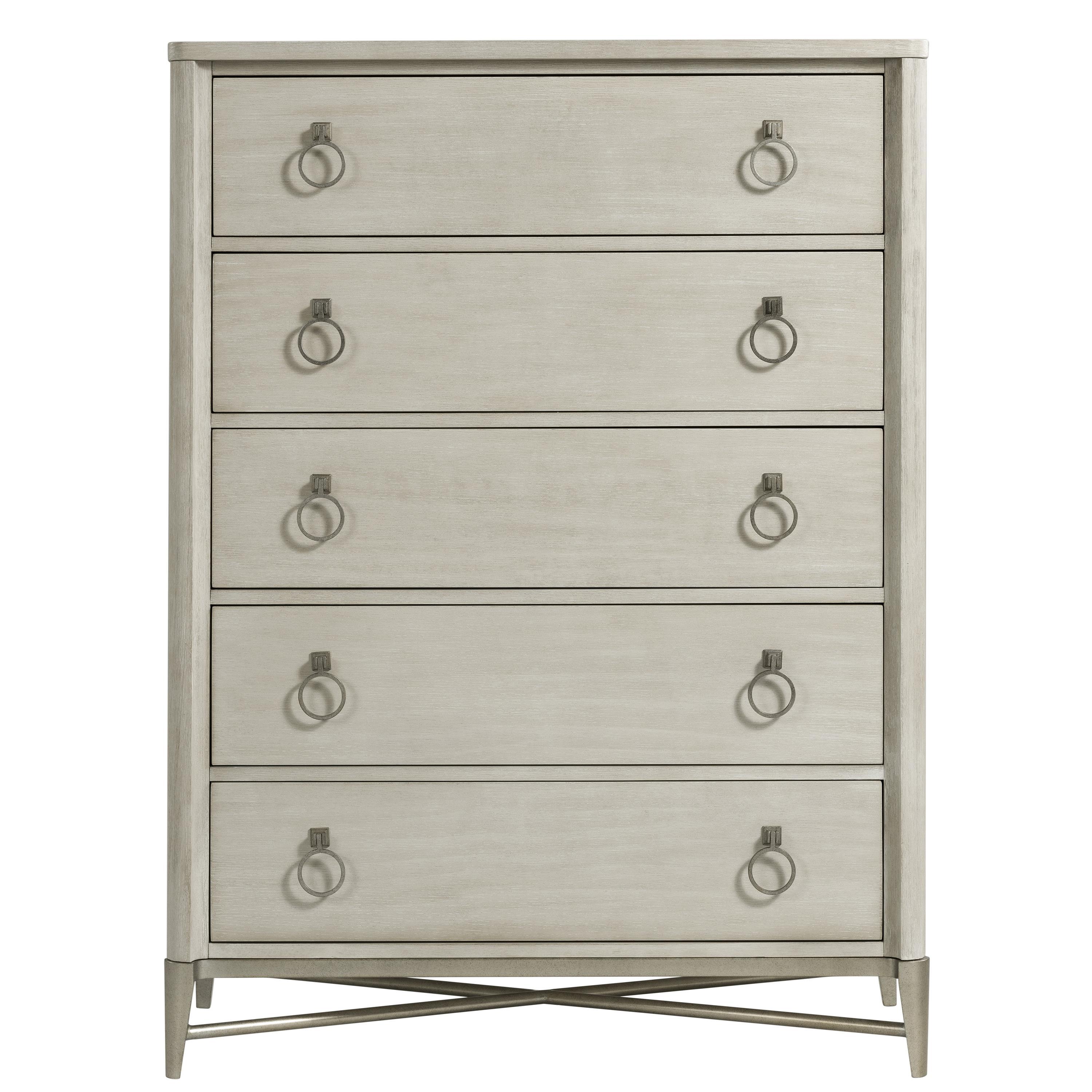 Maisie - 5 Drawer Chest - Champagne