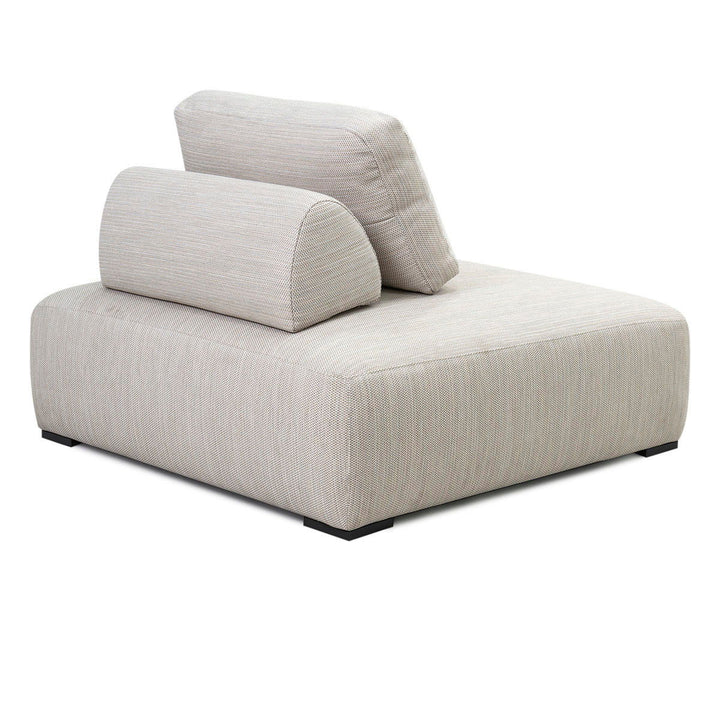 Nico - Outdoor Square Lounge Chair - Light Gray