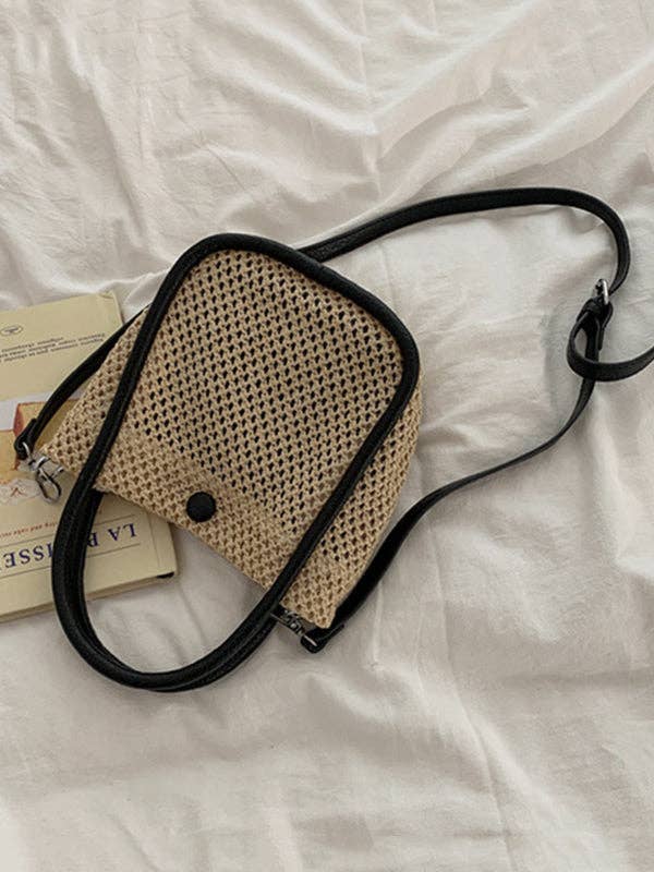 Original Creation Weave Bags Accessories: BROWN / One_size