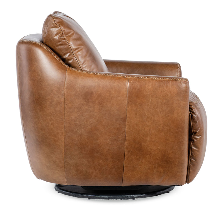 CC - Beau Swivel With Power Footrest - Brown