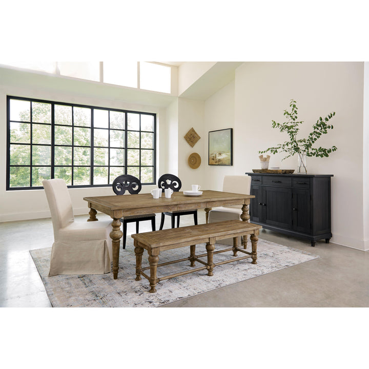 Sonora - Dining Bench - Snowy Desert